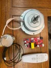 Embedded ceiling circulating fan, 360° three-dimensional air delivery, a cooling wonder for supermarkets, stores and rental houses. Specification image